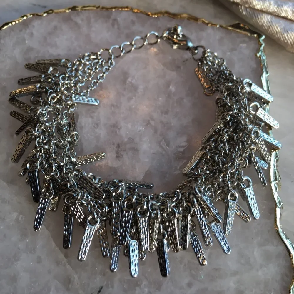 SILVER FRINGE Bracelet!